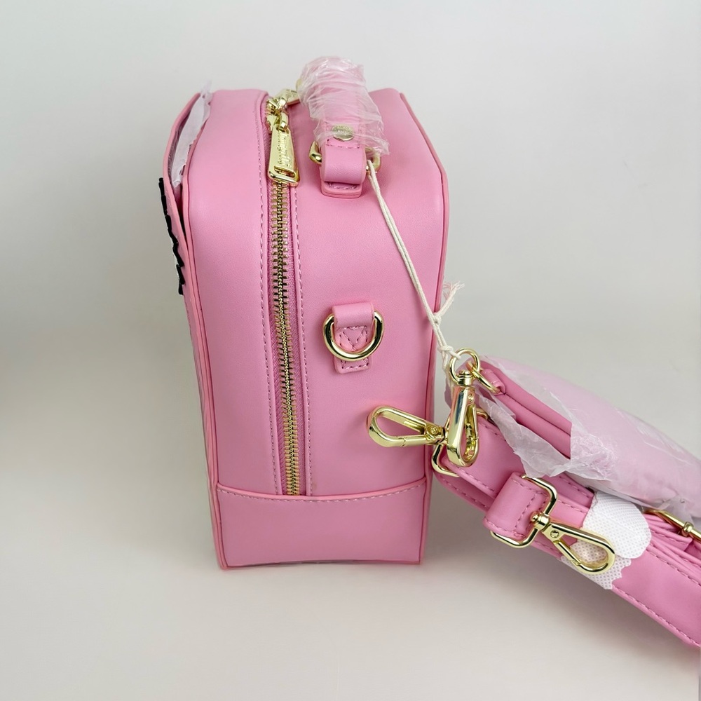 Loungefly Barbie 65th Anniversary Hard Tag Crossbody Bag New With Tags - Picture 8 of 16